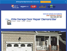 Tablet Screenshot of garagedoorrepairdiamondbar.us